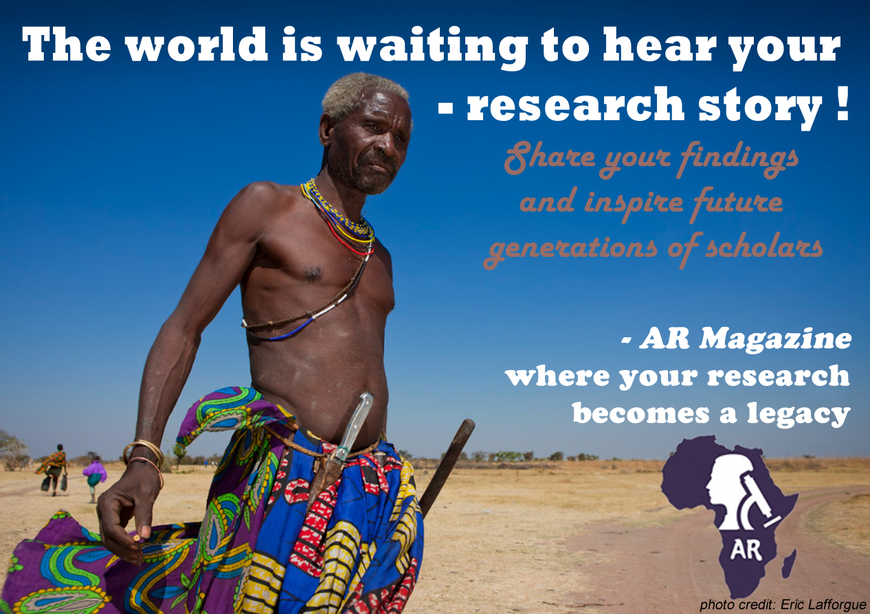 Share your research with African Researchers Magazine