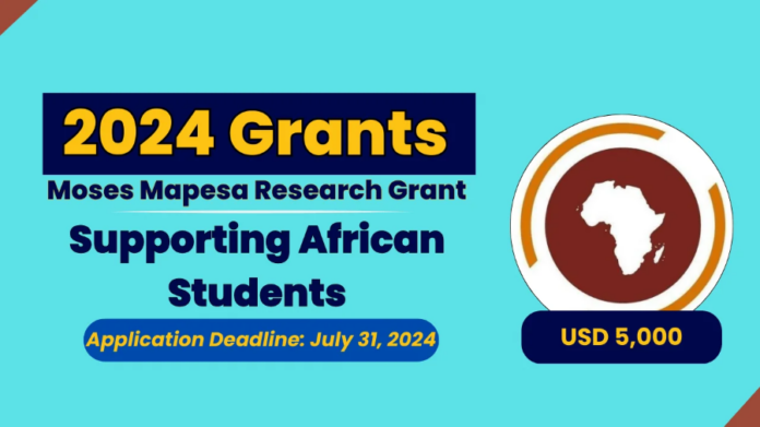 Empowering African Scholars: Moses Mapesa Research Grant for Heritage Studies