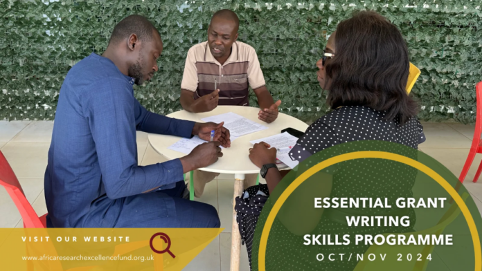 Essential Grant Writing Skills Programme 2024: AREF Invites Applications from Early-Career African Health Researchers