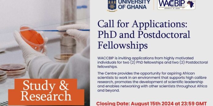 Fully-Funded PhD and Postdoctoral Fellowships at WACCBIP: Advance Your Research Career in Africa