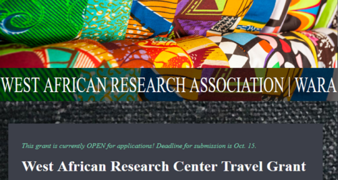 Apply for the 2024 West African Research Center (WARC) Travel Grant: Up to $3,000 for African Scholars and Graduate Students