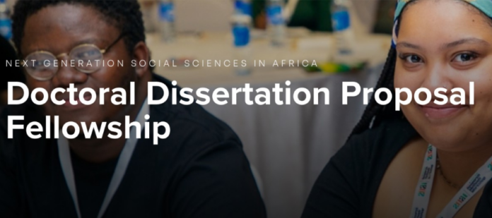 2025 Doctoral Dissertation Proposal Fellowship: Support for Peacebuilding Research in Africa