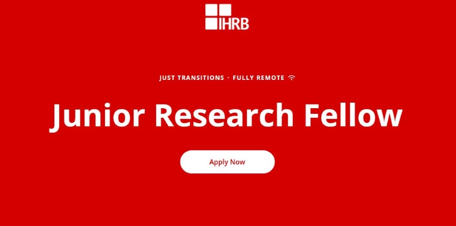 Apply Now: IHRB 2025 Junior Research Fellowship for Global Social Justice Leaders