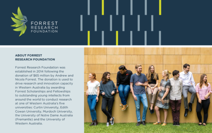 Apply Now: Forrest Research Foundation Fellowship 2025 – Empowering Bold Thinkers to Shape the Future