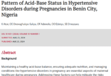 May 2025: Paper of the Month by Atoe et al. 2024-Pattern of Acid-Base Status in Hypertensive Disorders during Pregnancies in Benin City, Nigeria Elevated LDH as a Biomarker for Hypertensive Disorders in Pregnancy: New Insights from a Nigerian Study